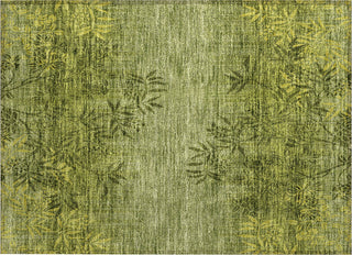 Piper Looms Chantille Floral ACN673 Olive Area Rug