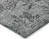 Piper Looms Chantille Floral ACN673 Pewter Area Rug