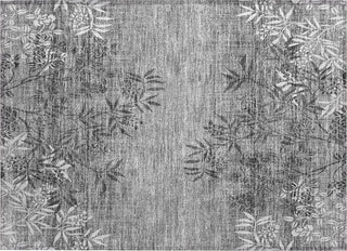 Piper Looms Chantille Floral ACN673 Pewter Area Rug