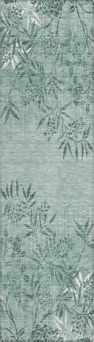 Piper Looms Chantille Floral ACN673 Sage Area Rug