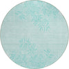 Piper Looms Chantille Floral ACN673 Teal Area Rug