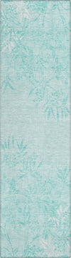Piper Looms Chantille Floral ACN673 Teal Area Rug