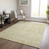 Piper Looms Chantille Striped ACN674 Beige Area Rug Lifestyle Image Feature