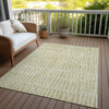 Piper Looms Chantille Striped ACN674 Beige Area Rug