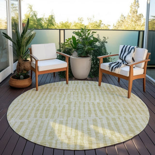 Piper Looms Chantille Striped ACN674 Beige Area Rug