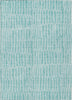 Piper Looms Chantille Striped ACN674 Teal Area Rug