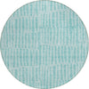 Piper Looms Chantille Striped ACN674 Teal Area Rug