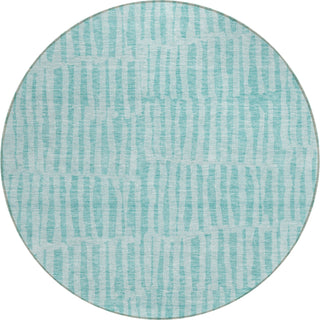 Piper Looms Chantille Striped ACN674 Teal Area Rug