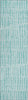 Piper Looms Chantille Striped ACN674 Teal Area Rug