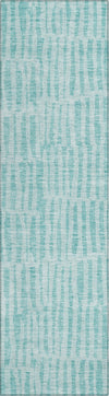 Piper Looms Chantille Striped ACN674 Teal Area Rug