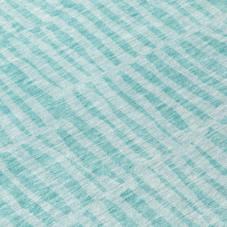 Piper Looms Chantille Striped ACN674 Teal Area Rug