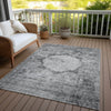 Piper Looms Chantille Oriental ACN675 Gray Area Rug