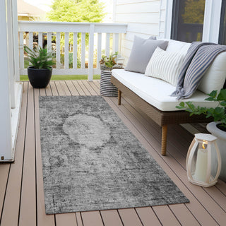 Piper Looms Chantille Oriental ACN675 Gray Area Rug