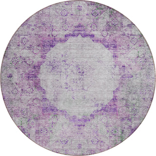 Piper Looms Chantille Oriental ACN675 Purple Area Rug