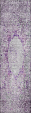 Piper Looms Chantille Oriental ACN675 Purple Area Rug