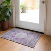 Piper Looms Chantille Oriental ACN675 Purple Area Rug