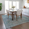 Piper Looms Chantille Oriental ACN675 Teal Area Rug