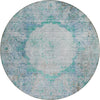 Piper Looms Chantille Oriental ACN675 Teal Area Rug