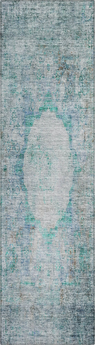 Piper Looms Chantille Oriental ACN675 Teal Area Rug