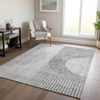 Piper Looms Chantille Modern ACN676 Gray Area Rug Lifestyle Image Feature