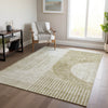 Piper Looms Chantille Modern ACN676 Taupe Area Rug Lifestyle Image Feature