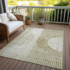 Piper Looms Chantille Modern ACN676 Taupe Area Rug
