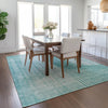 Piper Looms Chantille Modern ACN676 Teal Area Rug