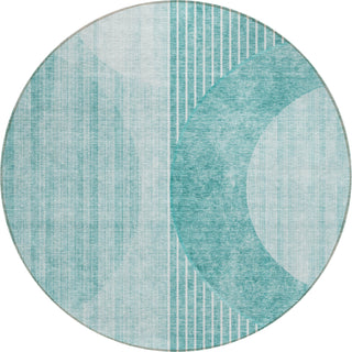 Piper Looms Chantille Modern ACN676 Teal Area Rug