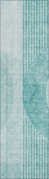 Piper Looms Chantille Modern ACN676 Teal Area Rug