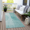 Piper Looms Chantille Modern ACN676 Teal Area Rug