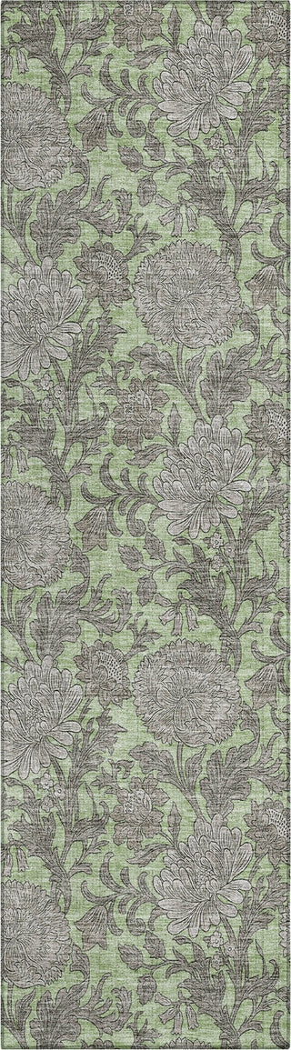 Piper Looms Chantille Floral ACN677 Aloe Area Rug