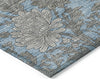 Piper Looms Chantille Floral ACN677 Blue Area Rug