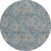 Piper Looms Chantille Floral ACN677 Blue Area Rug