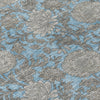 Piper Looms Chantille Floral ACN677 Blue Area Rug