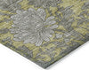Piper Looms Chantille Floral ACN677 Gold Area Rug