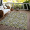 Piper Looms Chantille Floral ACN677 Gold Area Rug