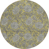 Piper Looms Chantille Floral ACN677 Gold Area Rug