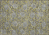 Piper Looms Chantille Floral ACN677 Gold Area Rug