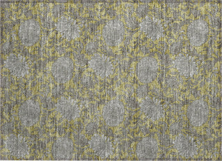 Piper Looms Chantille Floral ACN677 Gold Area Rug