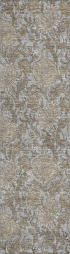 Piper Looms Chantille Floral ACN677 Gray Area Rug