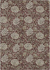 Piper Looms Chantille Floral ACN677 Merlot Area Rug