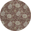 Piper Looms Chantille Floral ACN677 Merlot Area Rug