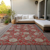 Piper Looms Chantille Floral ACN677 Red Area Rug