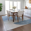 Piper Looms Chantille Modern ACN678 Blue Area Rug