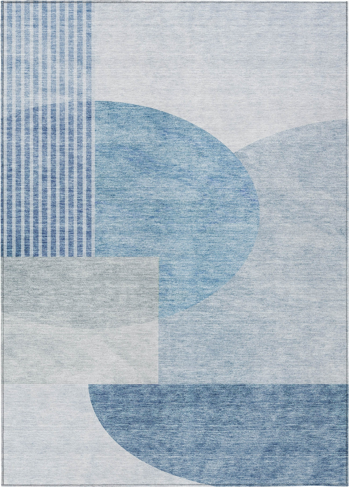 Piper Looms Chantille Modern ACN678 Blue Area Rug
