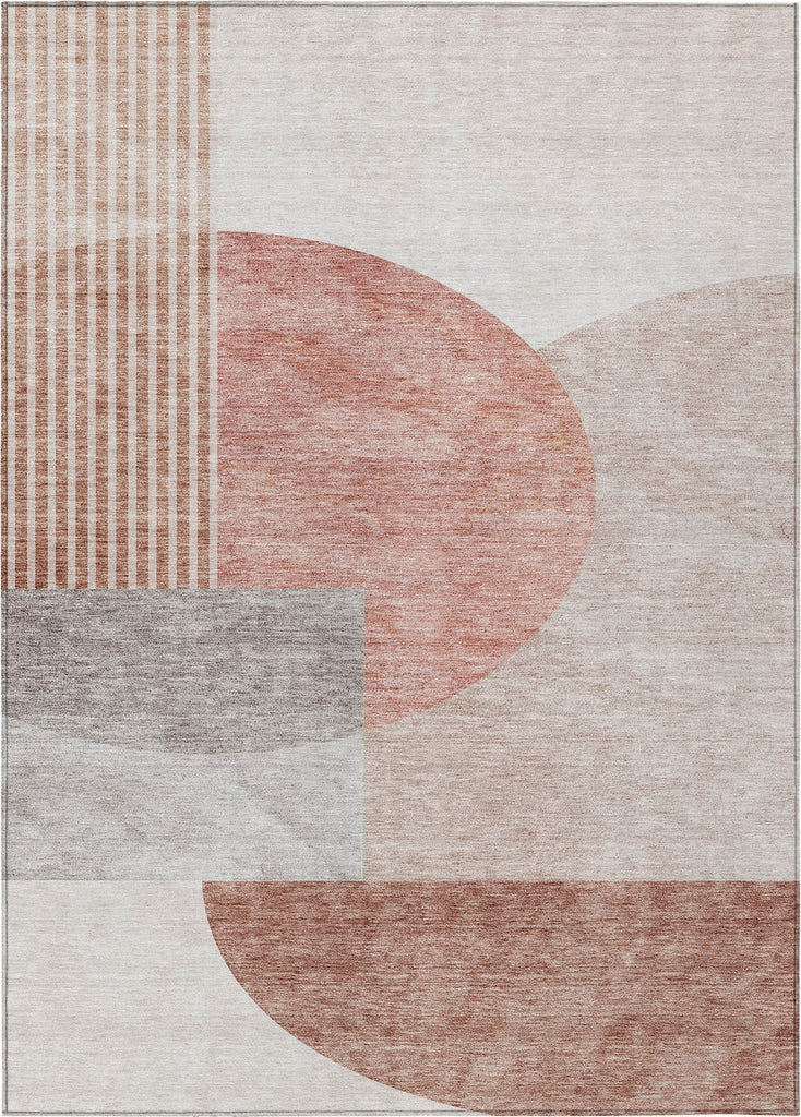 Piper Looms Chantille Modern ACN678 Copper Area Rug