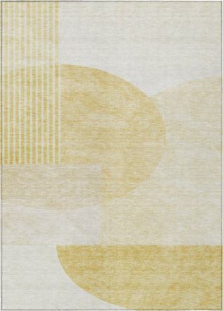 Piper Looms Chantille Modern ACN678 Gold Area Rug