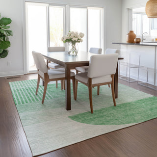 Piper Looms Chantille Modern ACN678 Green Area Rug