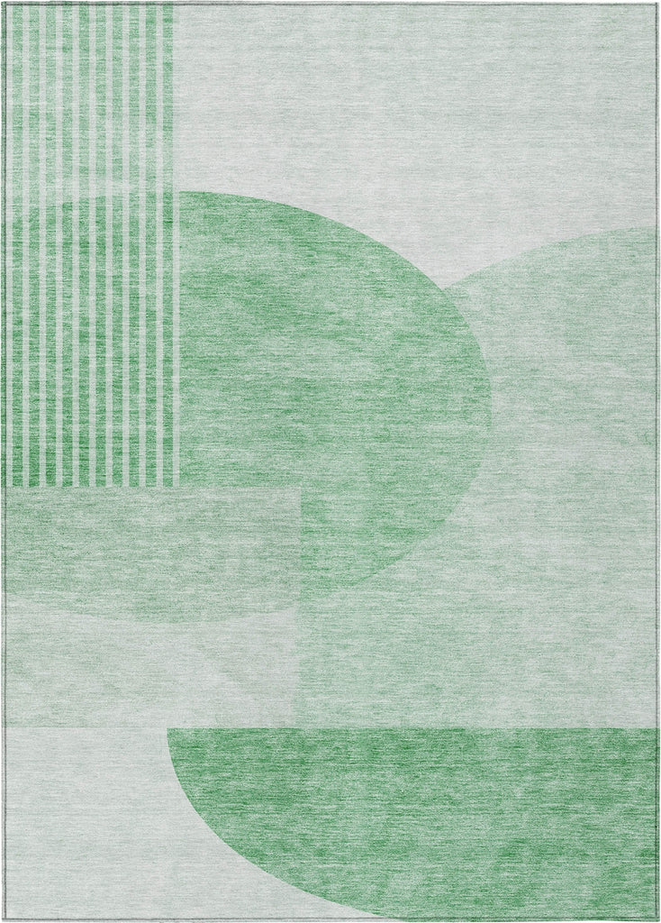 Piper Looms Chantille Modern ACN678 Green Area Rug