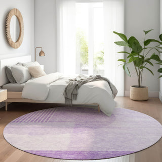 Piper Looms Chantille Modern ACN678 Purple Area Rug